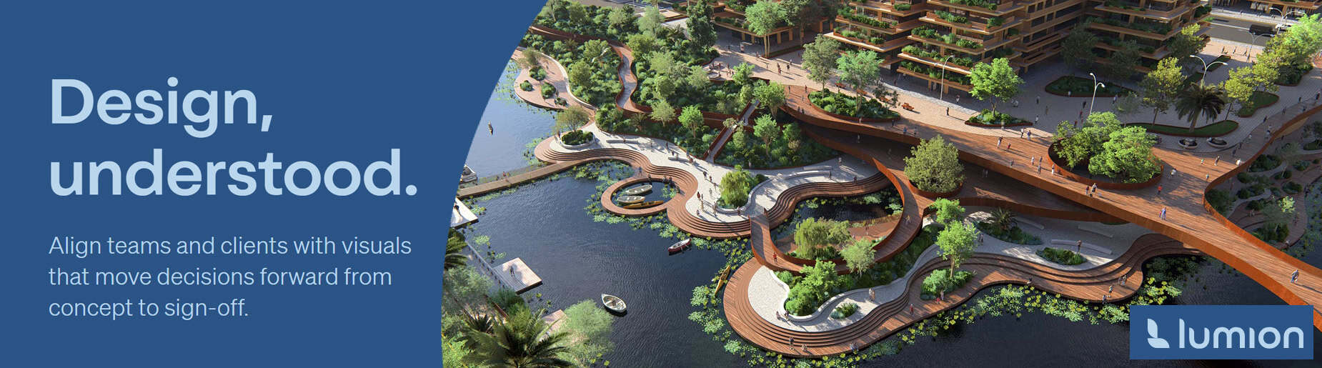 Lumion is an intuitive architectural visualization and 3D rendering software made for architects.